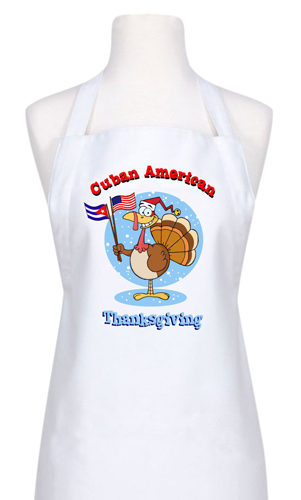 Thankgsgiving Apron by le Cuban Chef. Design 1